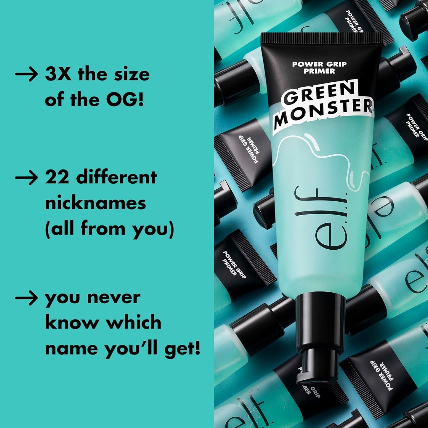 e.l.f. Power Grip Primer, Gel-Based & Hydrating Face Primer For Smoothing Skin & Gripping Makeup, Moisturizes & Primes
