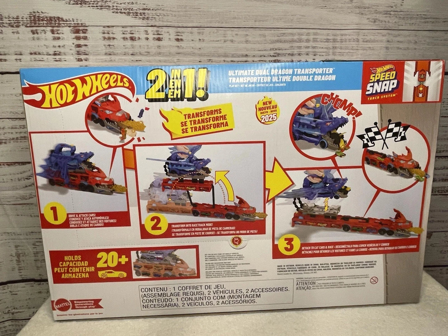 Hot Wheels City Hot Wheels Ultimate Dual Dragon Transporter N-A1R1S1R2S1R4S1R3S4