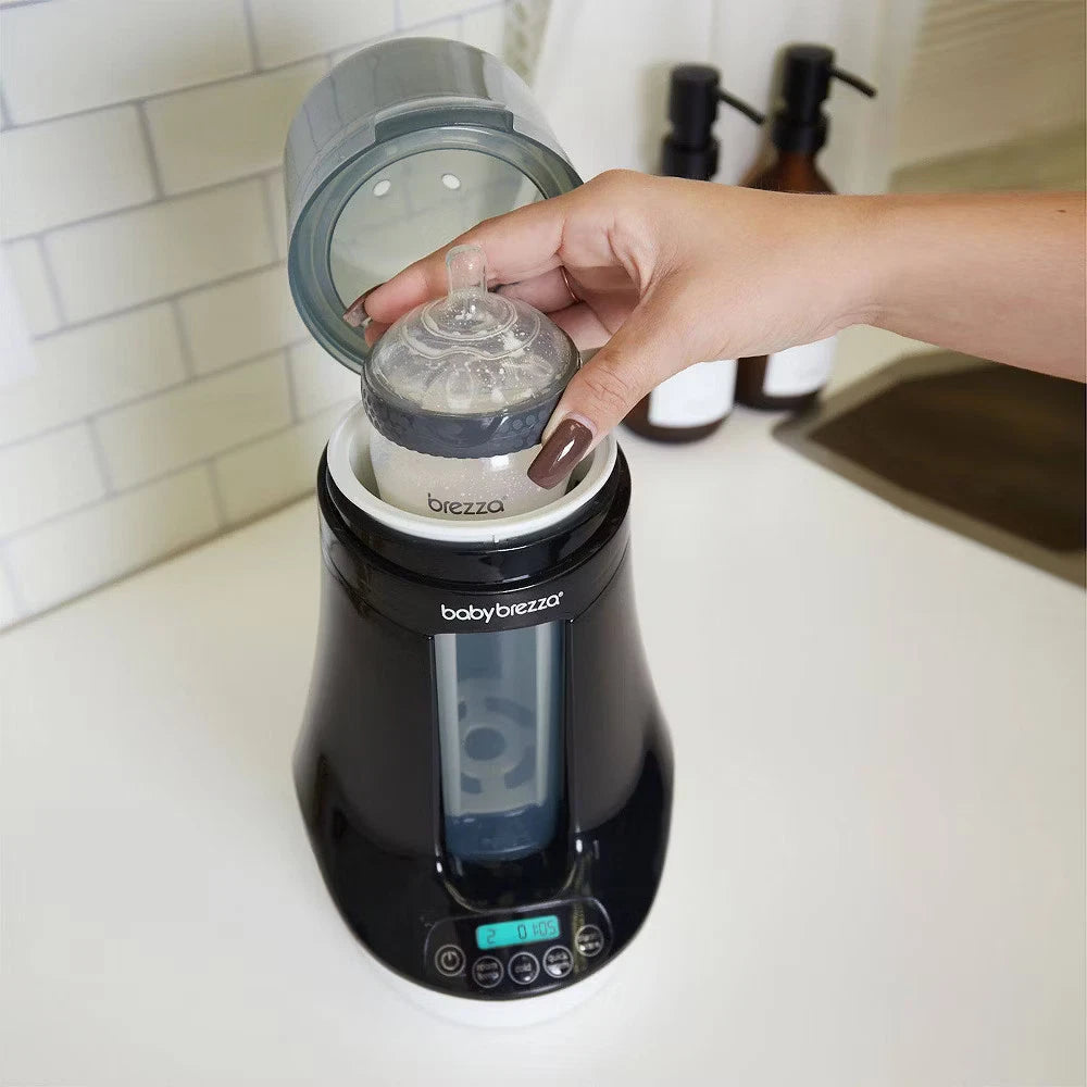 Baby Brezza Safe & Smart Electric Baby Bottle Warmer & Defroster with Bluetooth – Universal Fit for Breastmilk, Formula & Baby Food Jars