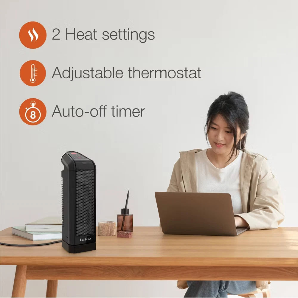 Lasko Digital Ceramic Tower Heater with Remote Control CT16670 – 1500W
