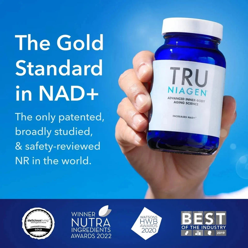 TRU NIAGEN 300mg capsules for cellular, brain, heart, and overall wellness support