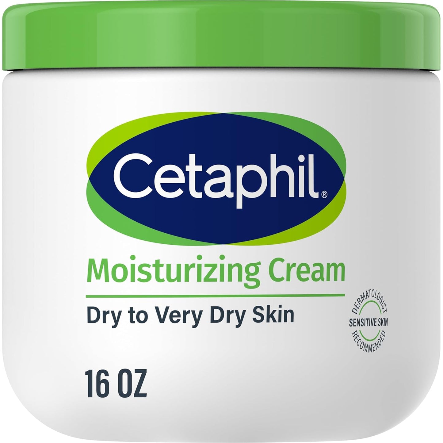 Cetaphil Face & Body Moisturizer, Hydrating Moisturizing Cream for Dry to Very Dry, Sensitive Skin, NEW 20 oz, Fragrance Free, Non-Comedogenic, Non-Greasy