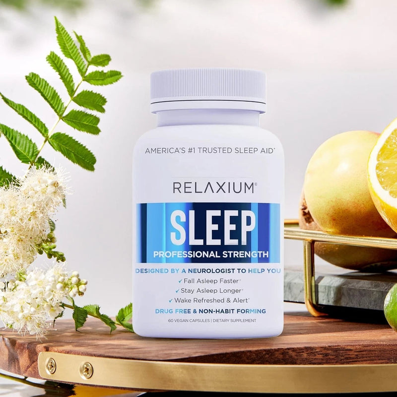 Relaxium Sleep capsules for restful sleep and nighttime wellness support
