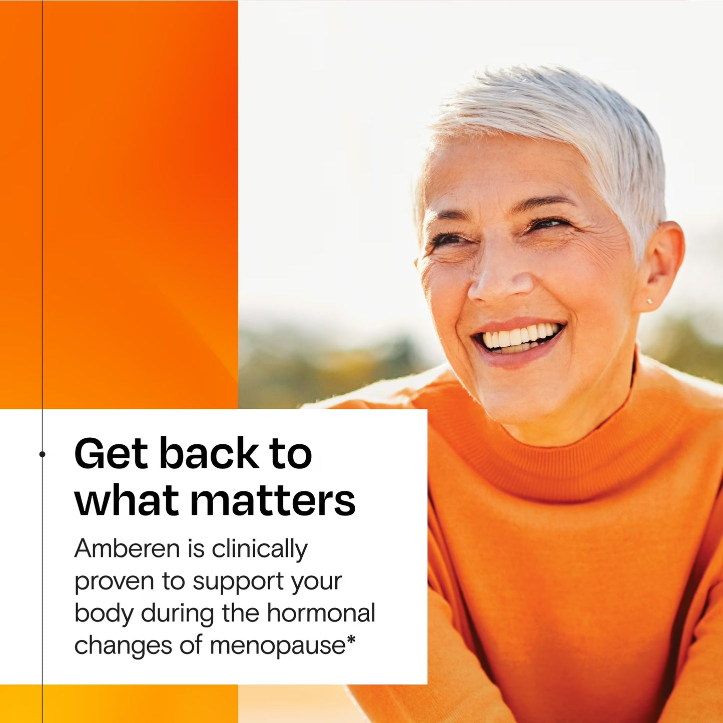 Amberen Multi-Symptom Menopause Support Supplement for Women – Hot Flash & Night Sweat Relief – 60 Capsules
