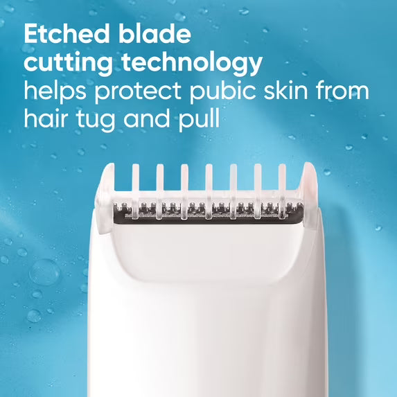 Venus for Pubic Hair & Skin Gentle Trimmer + 1 Attachment Comb