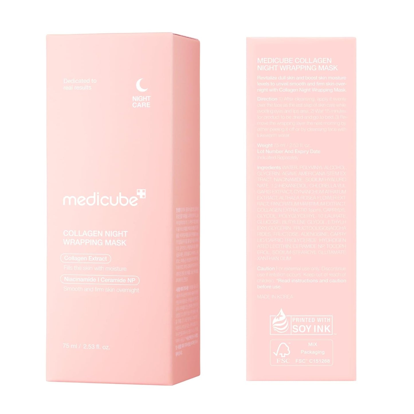 Medicube Collagen Overnight Wrapping Peel-Off Mask – Hydrating & Elasticity Booster