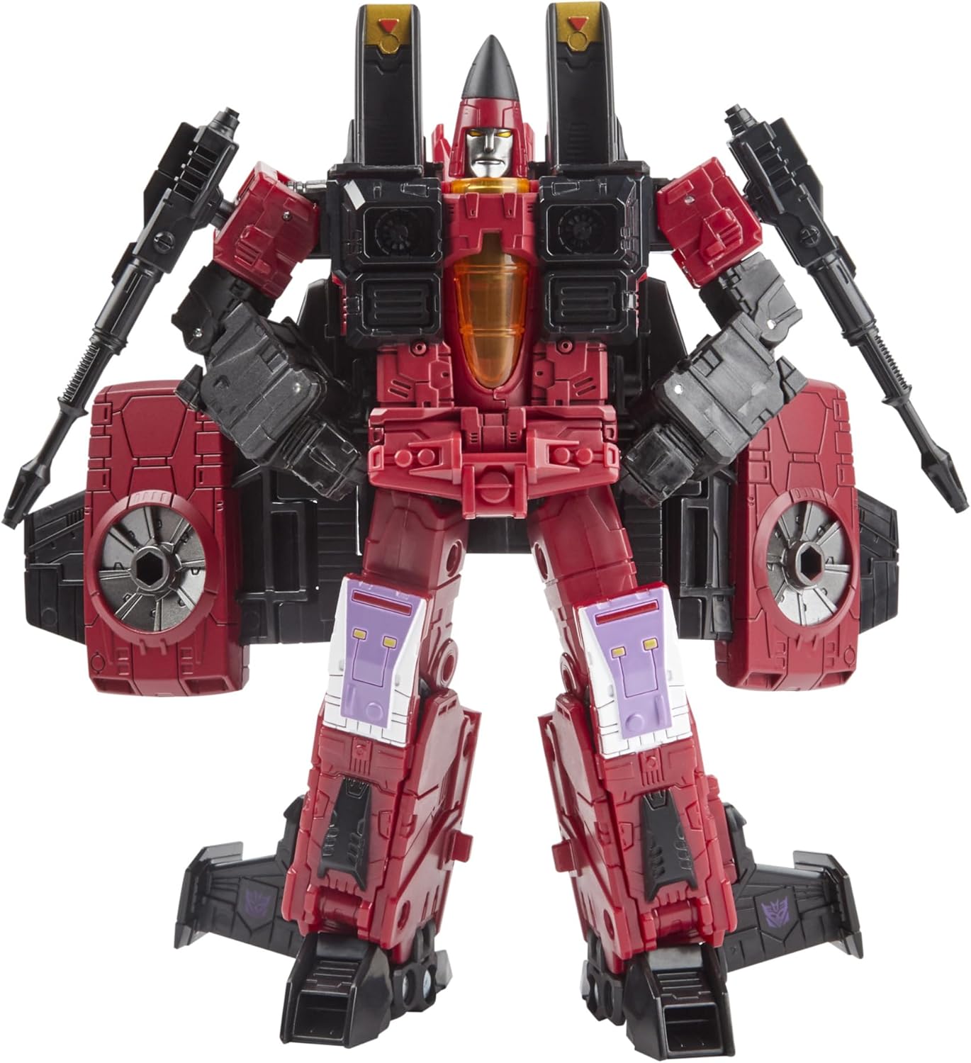 Transformers Generations War for Cybertron Earthrise WFC-E26 Voyager Class Decepticon Thrust | Transformers Earthrise 6 Inch Action Figure War For Cybertron Deluxe Class - Thrust Reissue