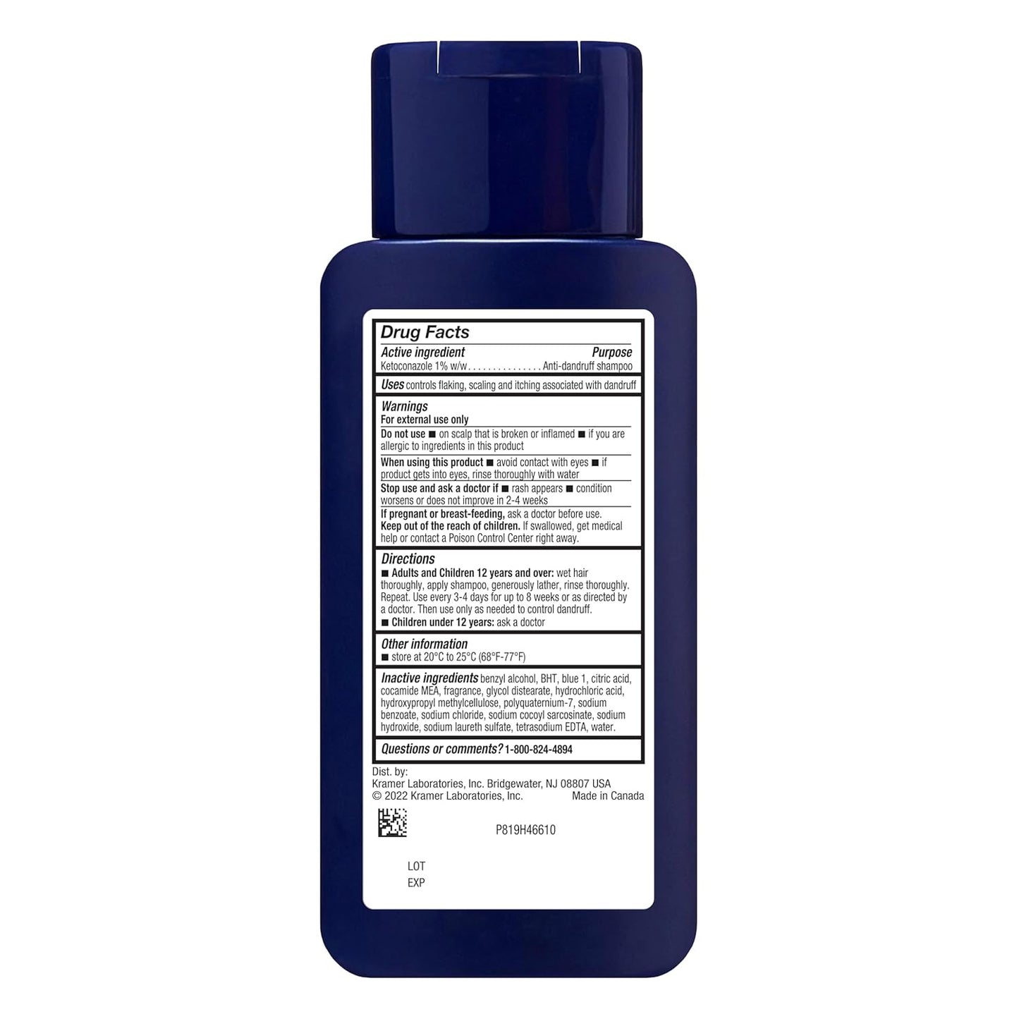 Nizoral Anti-Dandruff Shampoo with 1% Ketoconazole, Fresh Scent, 7 Fl Oz