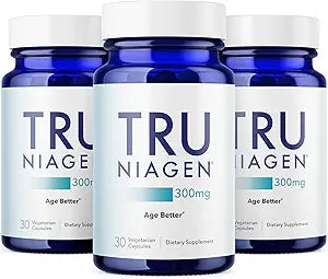 TRU Niagen Nicotinamide Riboside NR 300mg NAD+ Anti‑Aging Booster, 90 Count