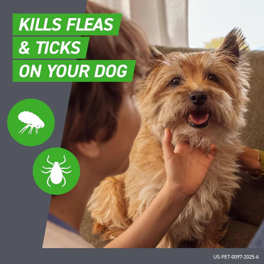 FRONTLINE Plus for Dogs Flea & Tick Treatment, Small Dog, 5-22 lbs, 6 Doses