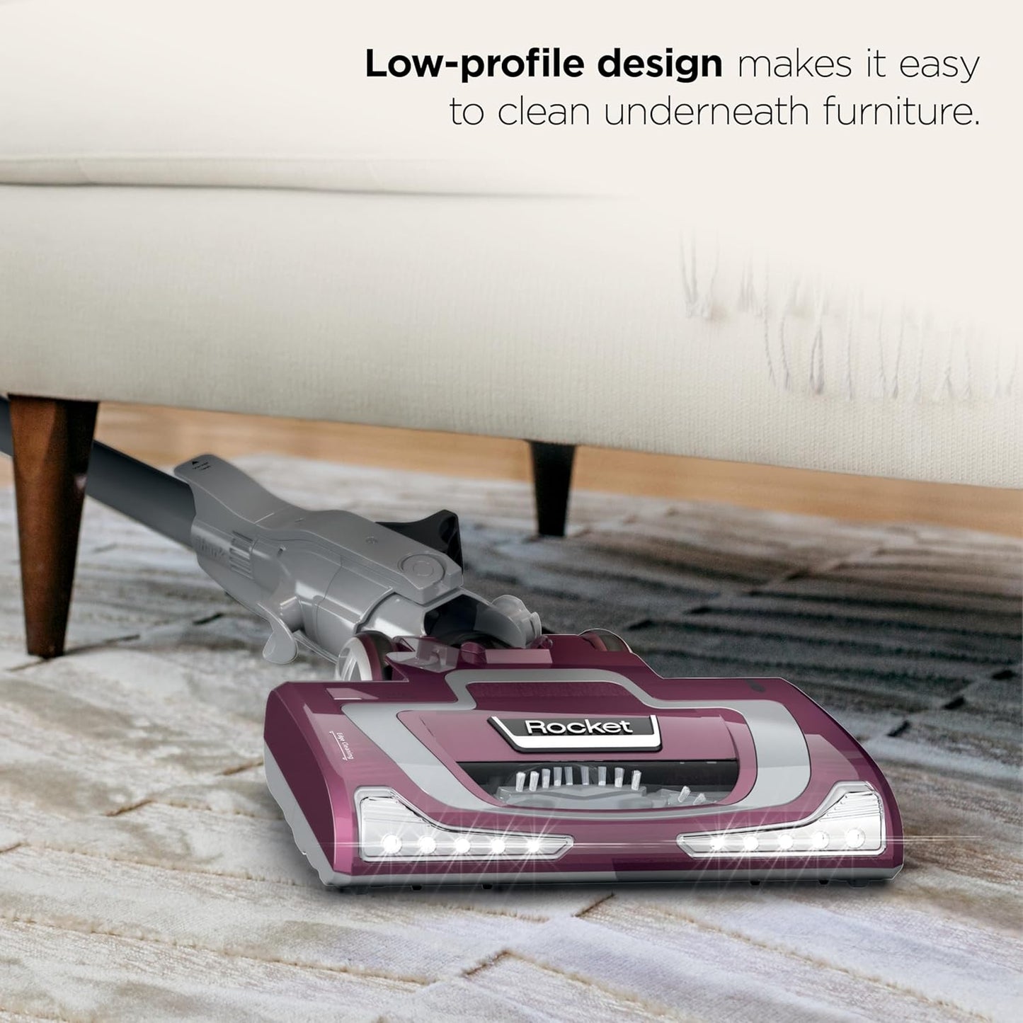 Shark Rocket DeluxePro Corded Stick Vacuum HV322 – Lightweight Pet Hair Vacuum with LED Headlights, XL Dust Cup & Handheld Conversion