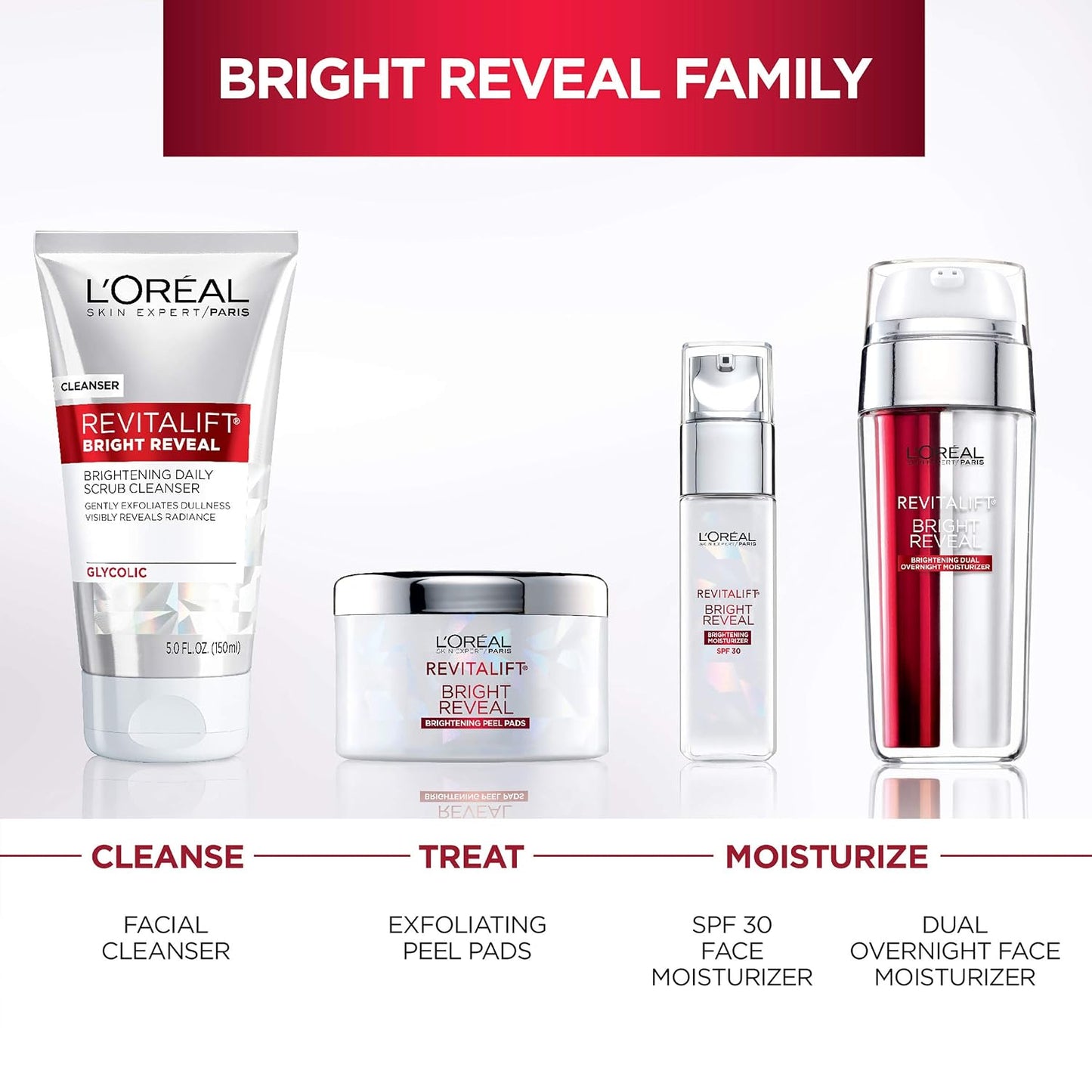 L'Oreal Paris RevitaLift Brightening Scrub Cleanser, 5 fl oz