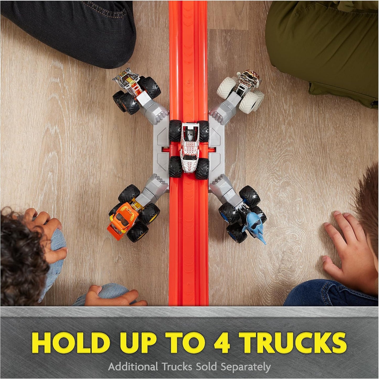 Monster Jam ThunderROARus Drop Playset with Exclusive Monster Truck, Over 6 Feet Tall