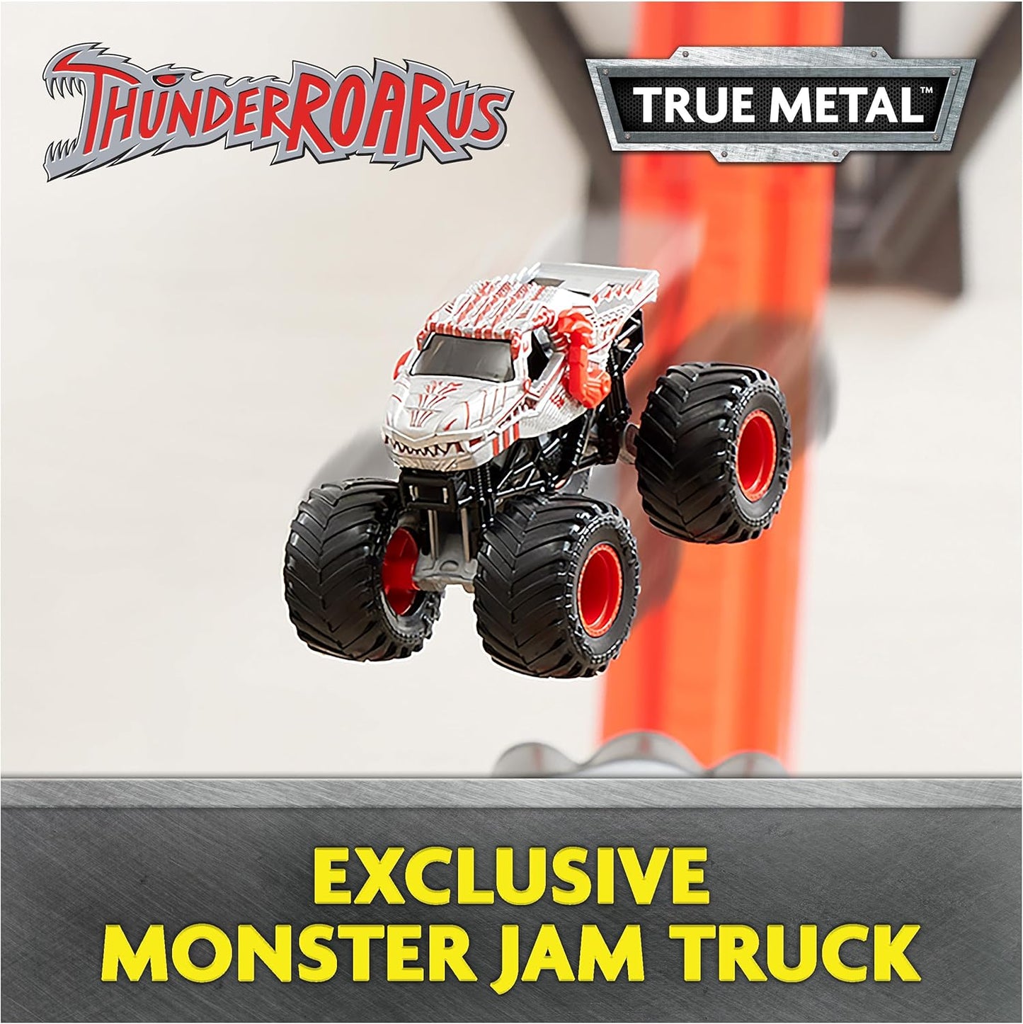 Monster Jam ThunderROARus Drop Playset with Exclusive Monster Truck, Over 6 Feet Tall