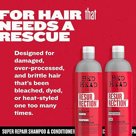TIGI Bed Head Resurrection Shampoo & Conditioner Set - 25.36oz Duo