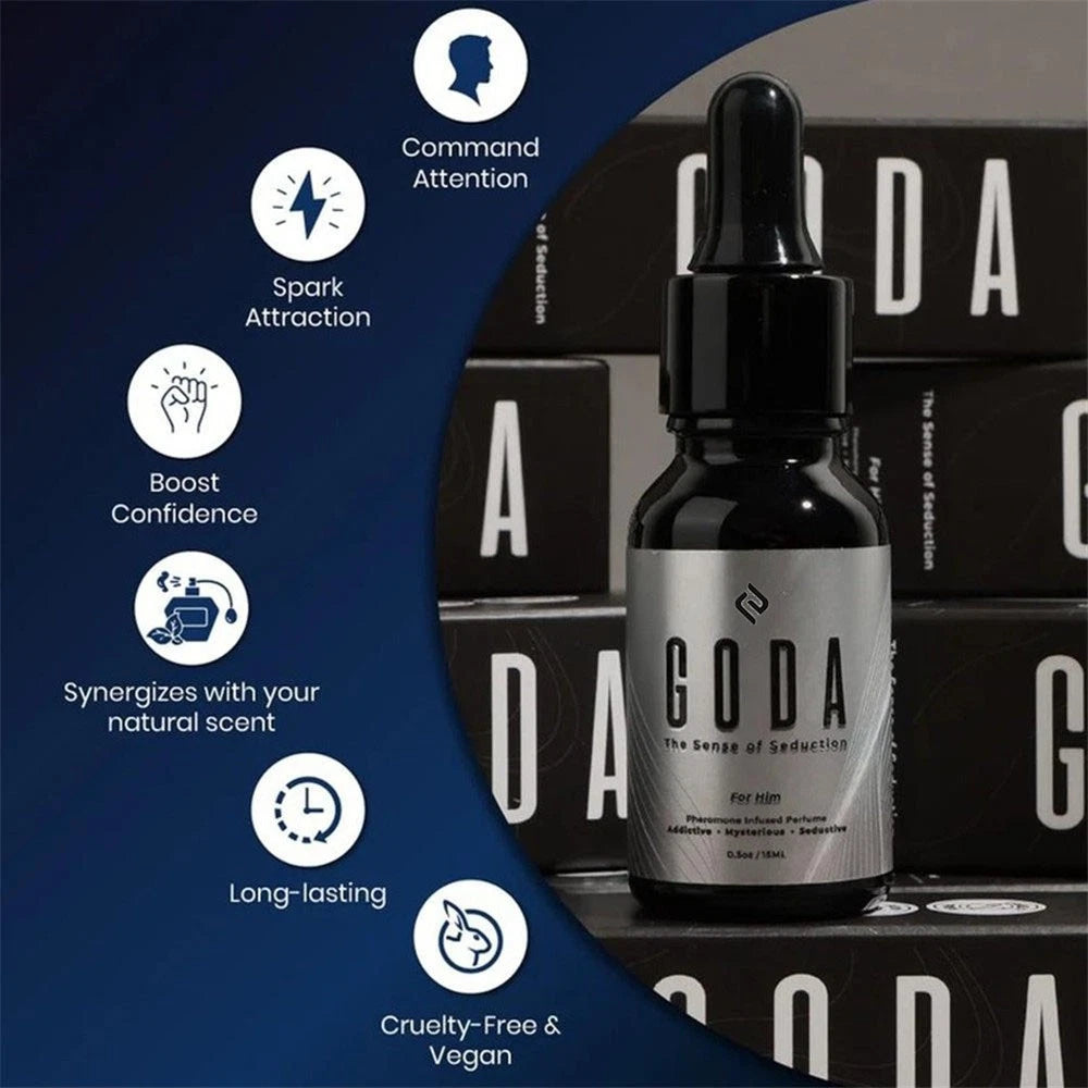 GODA For Him Pheromone Perfume For Man Long-Lasting | Confidence&Presence | 15ml