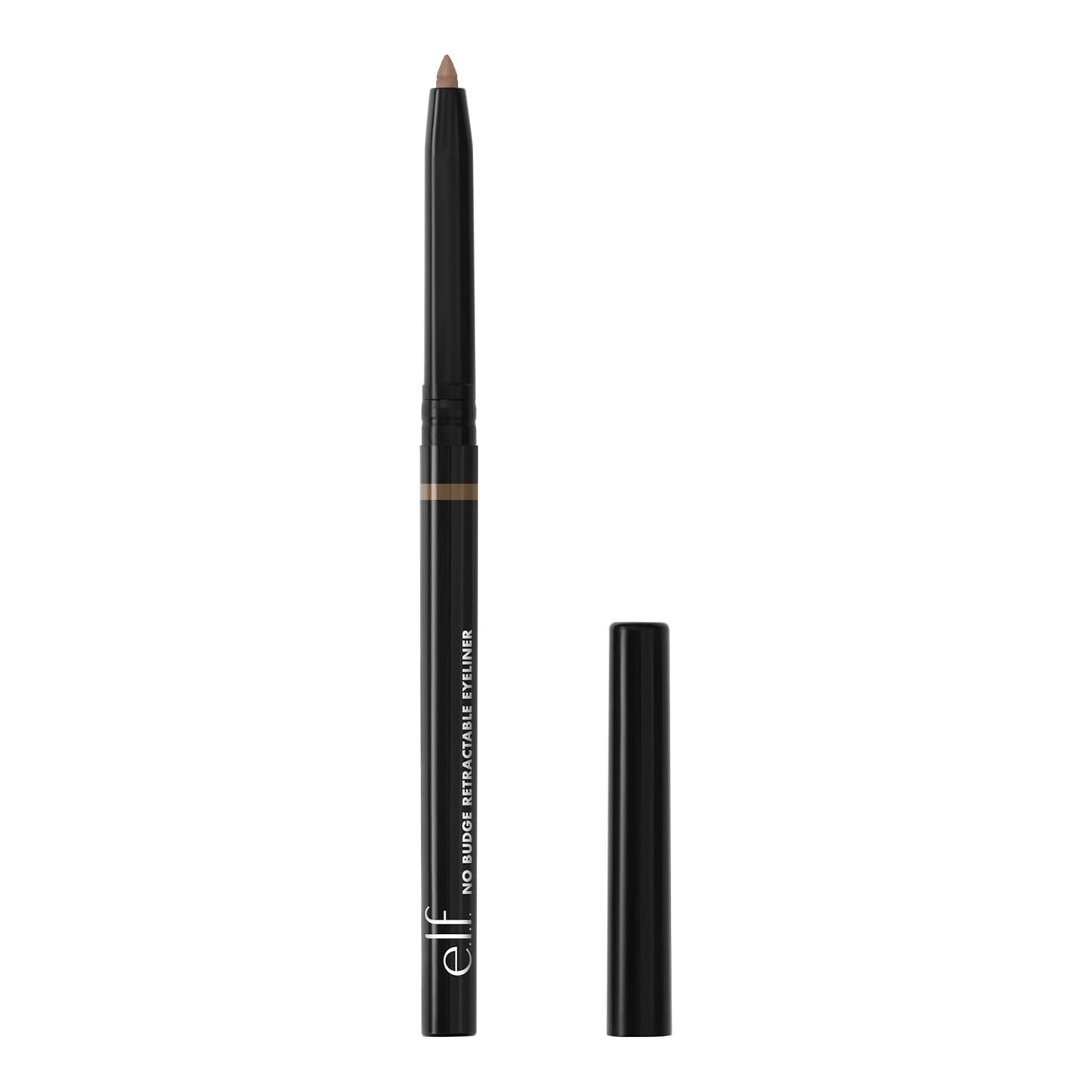 e.l.f. No Budge Retractable Eyeliner, Creamy, Ultra-Pigmented & Waterproof, Creates Bold & Defined Lines, Vegan & Cruelty-Free