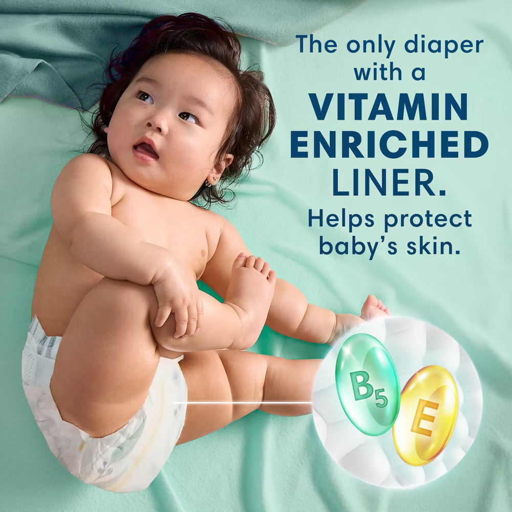 Pampers Pure Protection Diapers Size 1 – 132 Count Super Pack