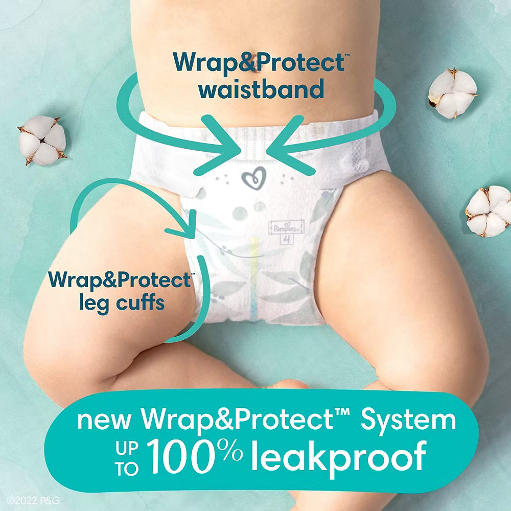 Pampers Pure Protection Diapers Size 1 – 132 Count Super Pack