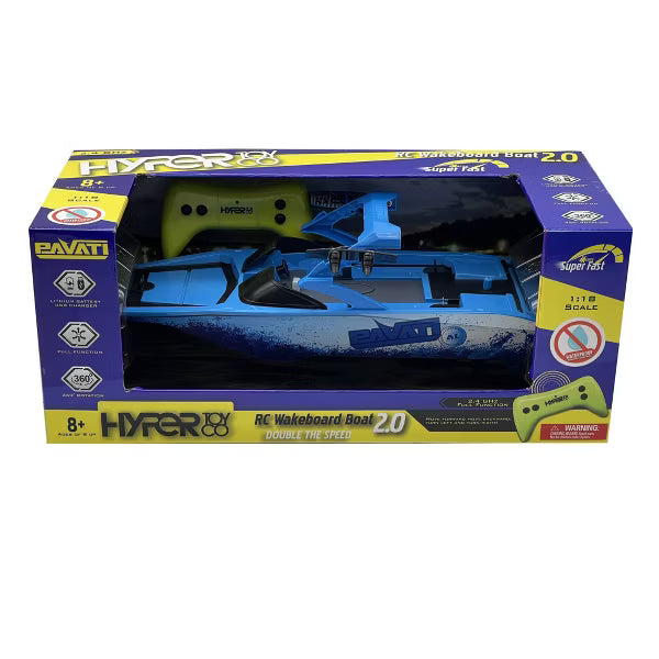 Hyper RC Pavati 2.0 Wakeboard Boat - 1:18 Scale