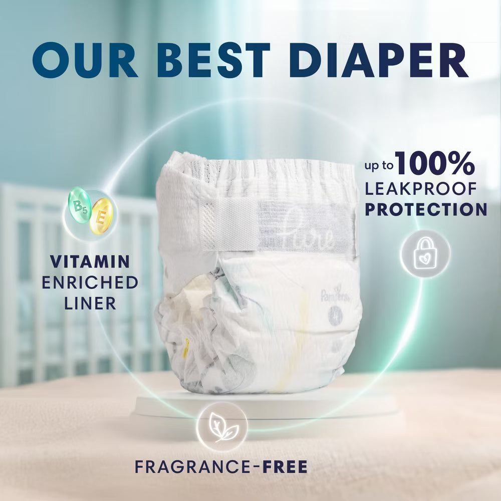 Pampers Pure Protection Diapers Size 3 – 116 Count Super Pack