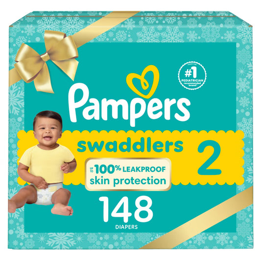 Pampers Swaddlers Active Baby Diapers Size 2 – 148 Count Enormous Pack