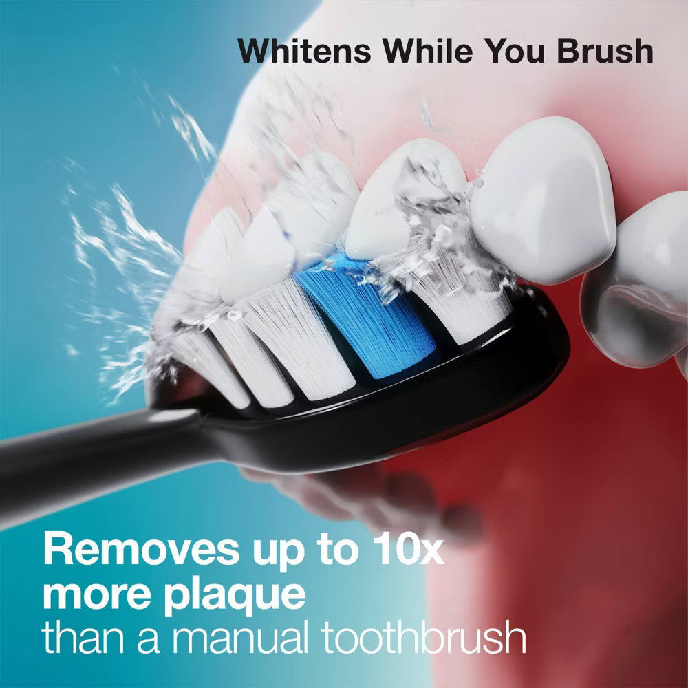 Aquasonic Precision Rechargeable Electric Toothbrush with 4 Brush Heads and