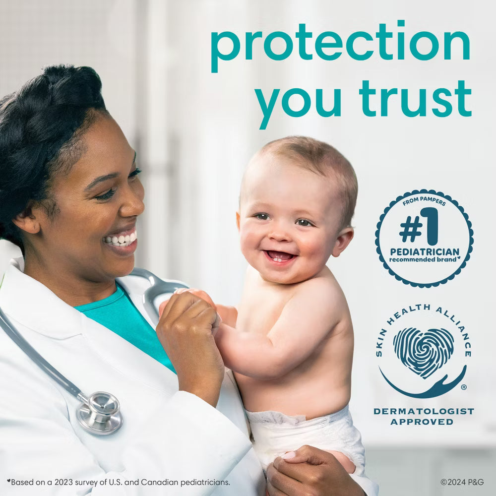 Pampers Pure Protection Diapers Size 1 – 132 Count Super Pack