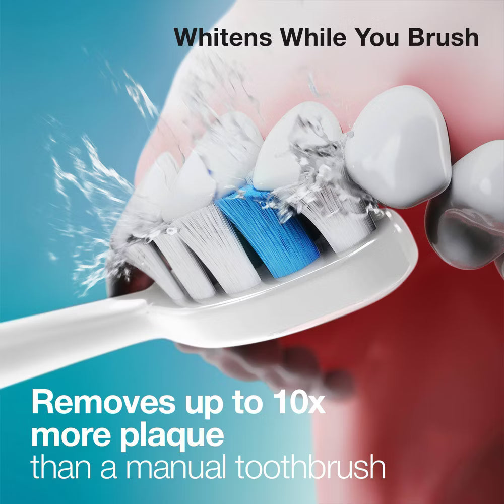 Aquasonic Precision Rechargeable Electric Toothbrush with 4 Brush Heads and