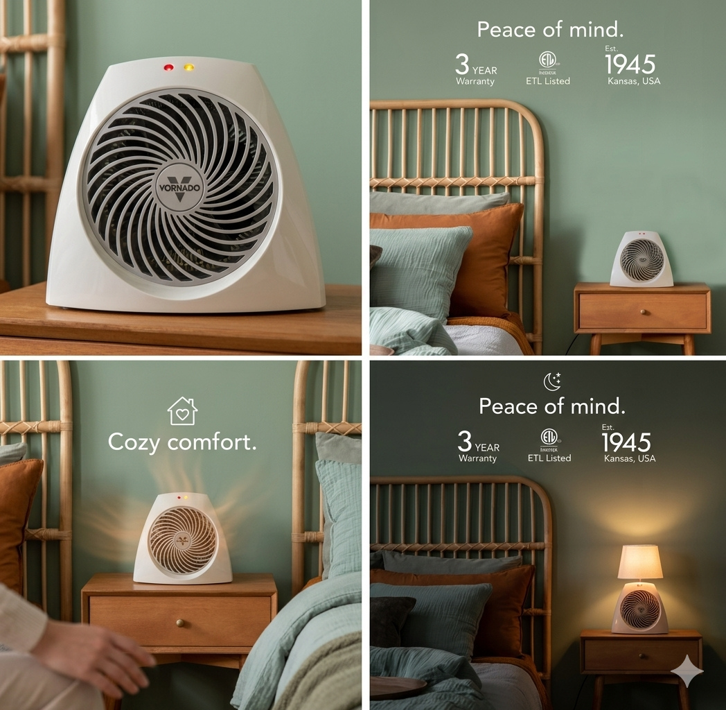 Vornado VH204 Indoor Heater Alabaster