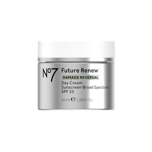 No7 Future Renew Damage Reversal Day Cream SPF 25 – 1.69 oz Anti-Aging Moisturizer