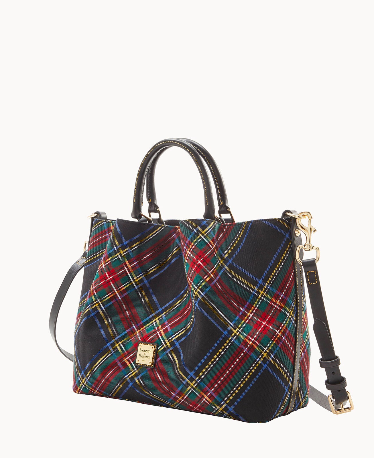 Dooney & Bourke Tartan Large Barlow Bag