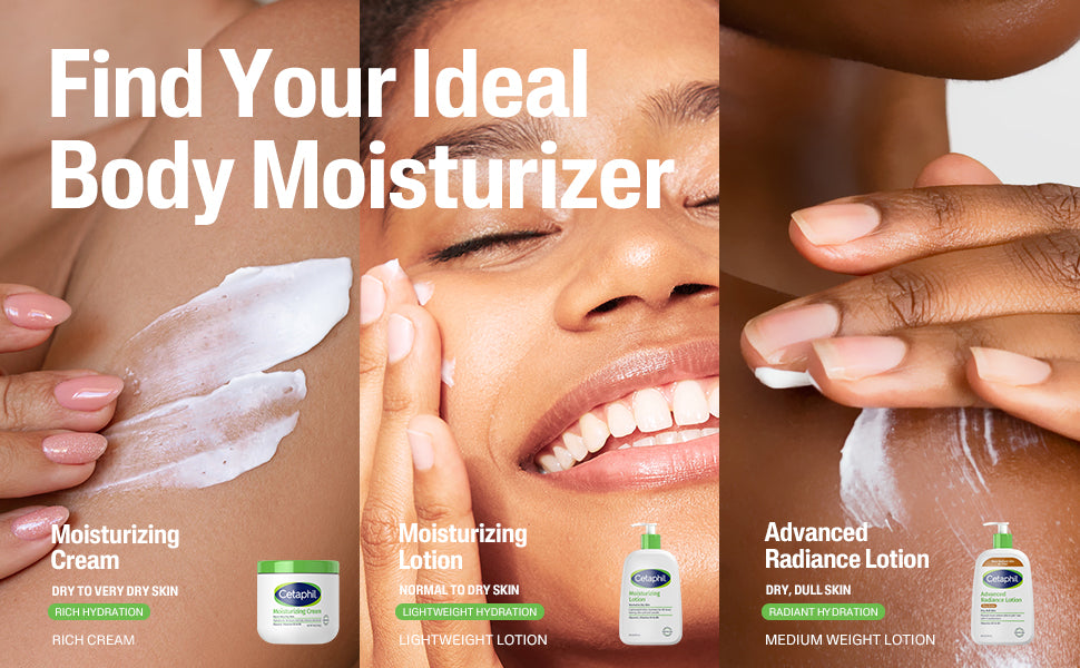 Cetaphil Face & Body Moisturizer, Hydrating Moisturizing Cream for Dry to Very Dry, Sensitive Skin, NEW 20 oz, Fragrance Free, Non-Comedogenic, Non-Greasy