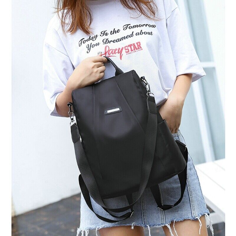 Women Anti-Theft Backpack Waterproof Rucksack Lady School Shoulder Bag Handbag