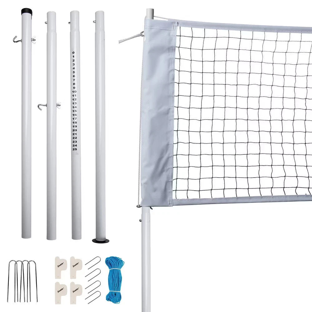 Franklin Sports Steel Volleyball Net System