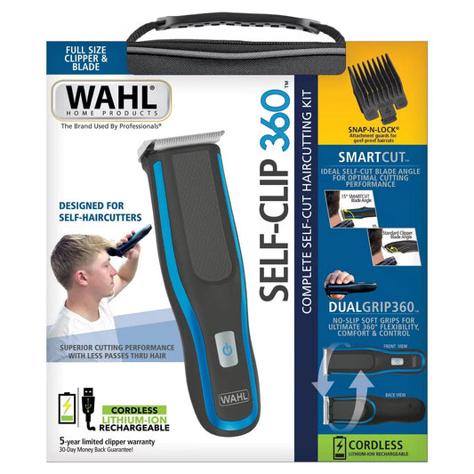 Wahl Self-Clip 360 Cordless Electric Hair Clipper Set for At Home DIY