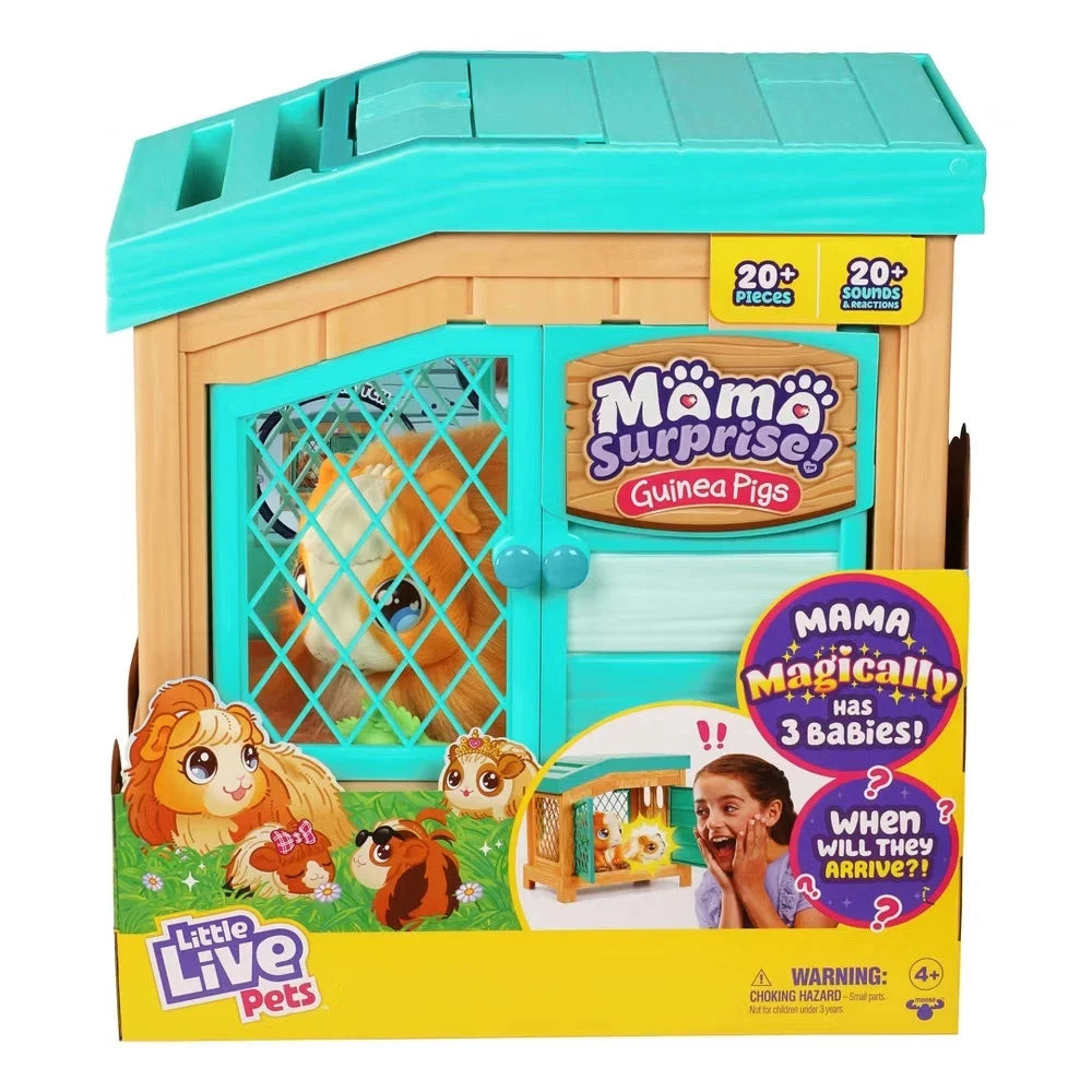 Little Live Pets, Mama Surprise, Soft, Interactive Mama Guinea N-A1R1S1R5S3