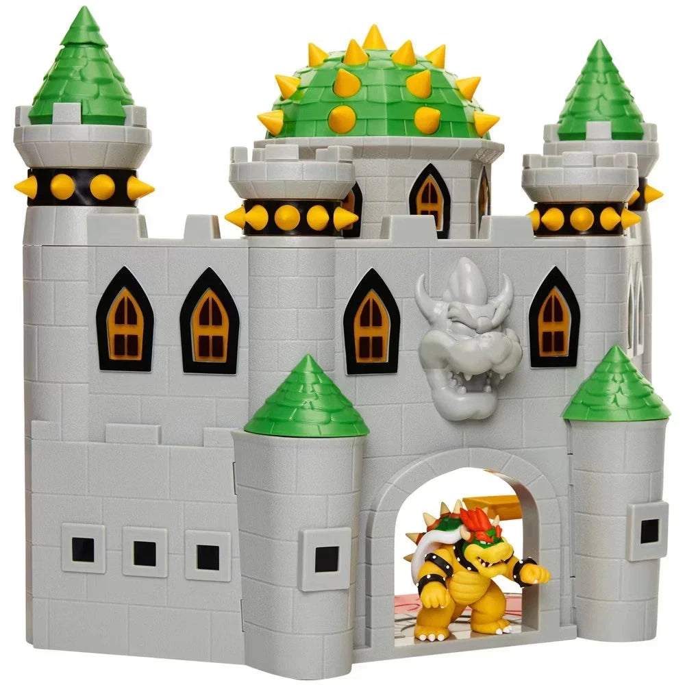 Nintendo Super Mario Deluxe Bowsers Castle Playset W/ Extra Figures N-A1R2S4R4S4
