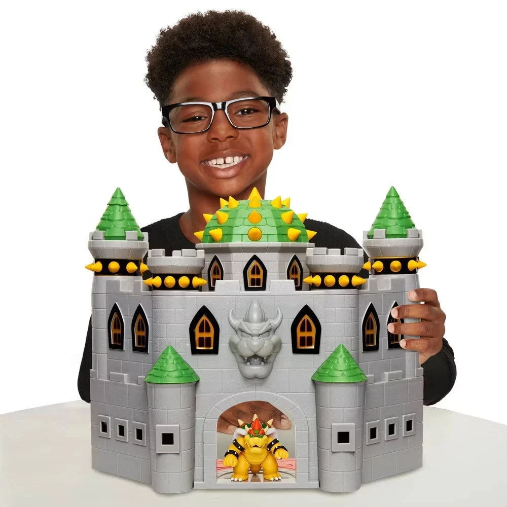 Nintendo Super Mario Deluxe Bowsers Castle Playset W/ Extra Figures N-A1R2S4R4S4