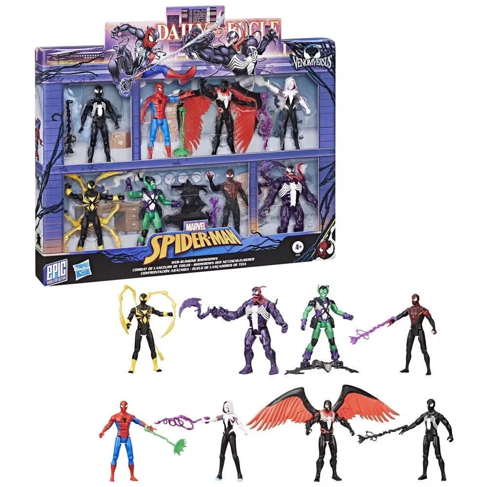 Marvel Epic Hero Series Web-Slinging Showdown Action Figure 8-Pack N-A1R3S3