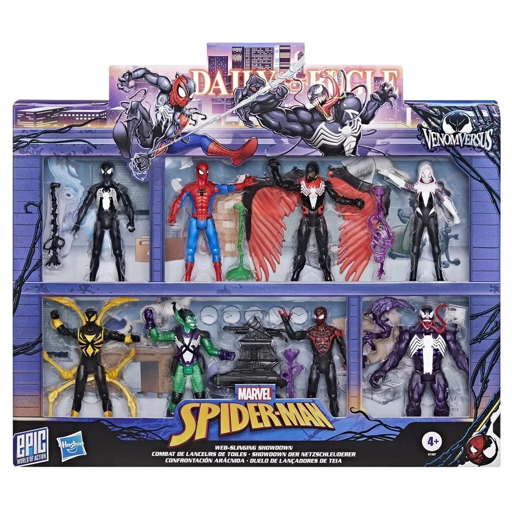 Marvel Epic Hero Series Web-Slinging Showdown Action Figure 8-Pack N-A1R3S3