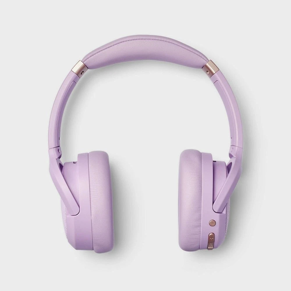 Active Noise Canceling Bluetooth Headphones Over-Ear Wireless Headsets with Mic