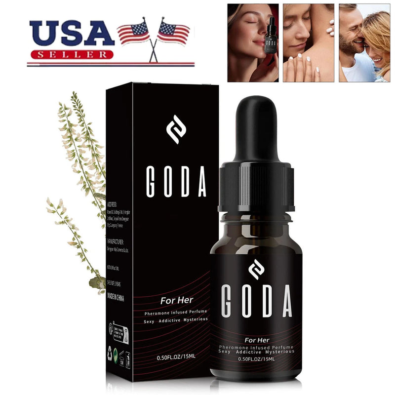 GODA For Her Pheromone Perfume For Women Long-Lasting with Jasmine&Rose 15ml