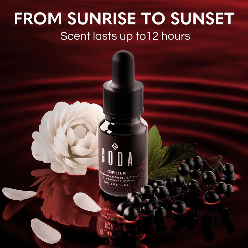 GODA For Her Pheromone Perfume For Women Long-Lasting with Jasmine&Rose 15ml