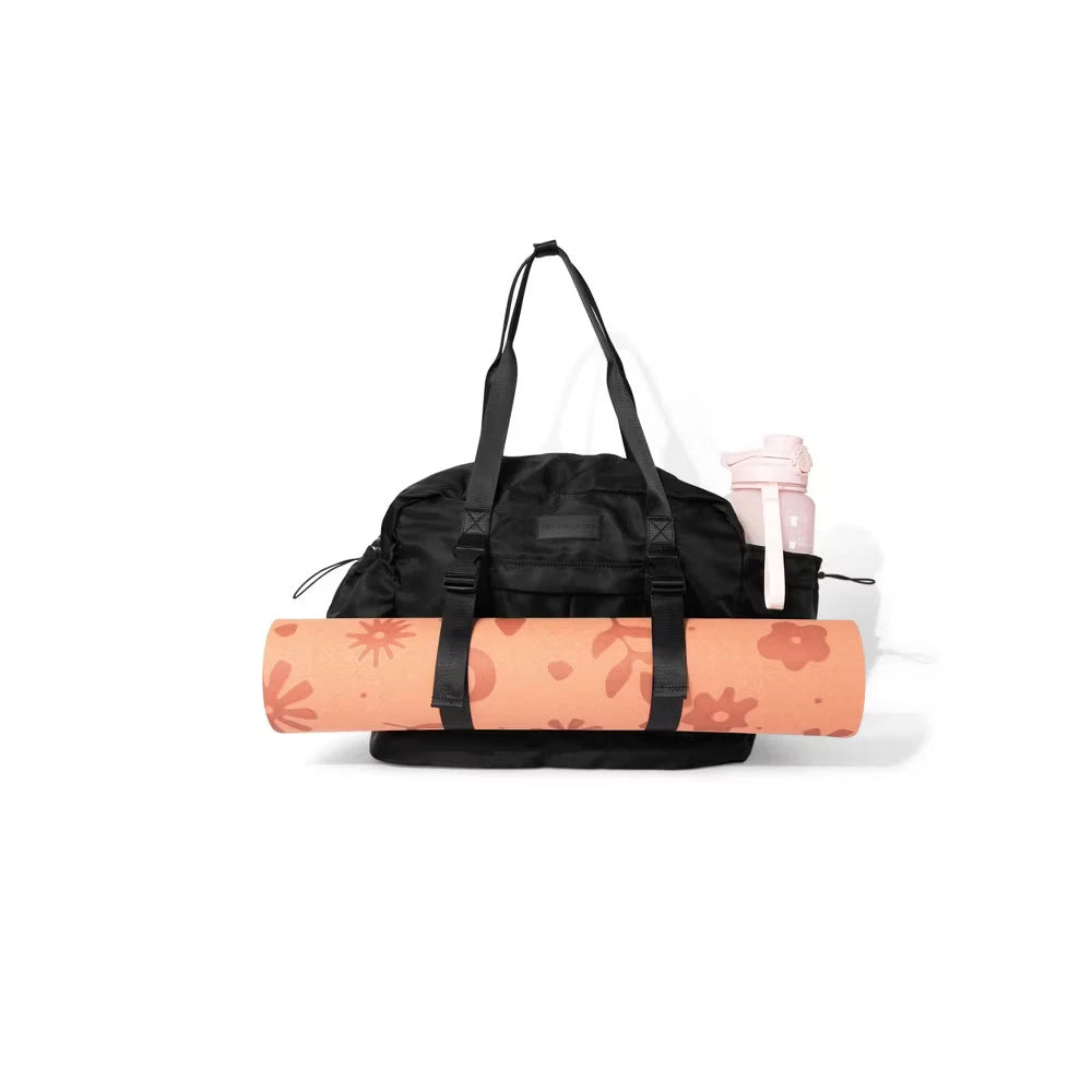 Blogilates Gym Bag Black Fitness or Travel w/ Shoe Compartment & Yoga
