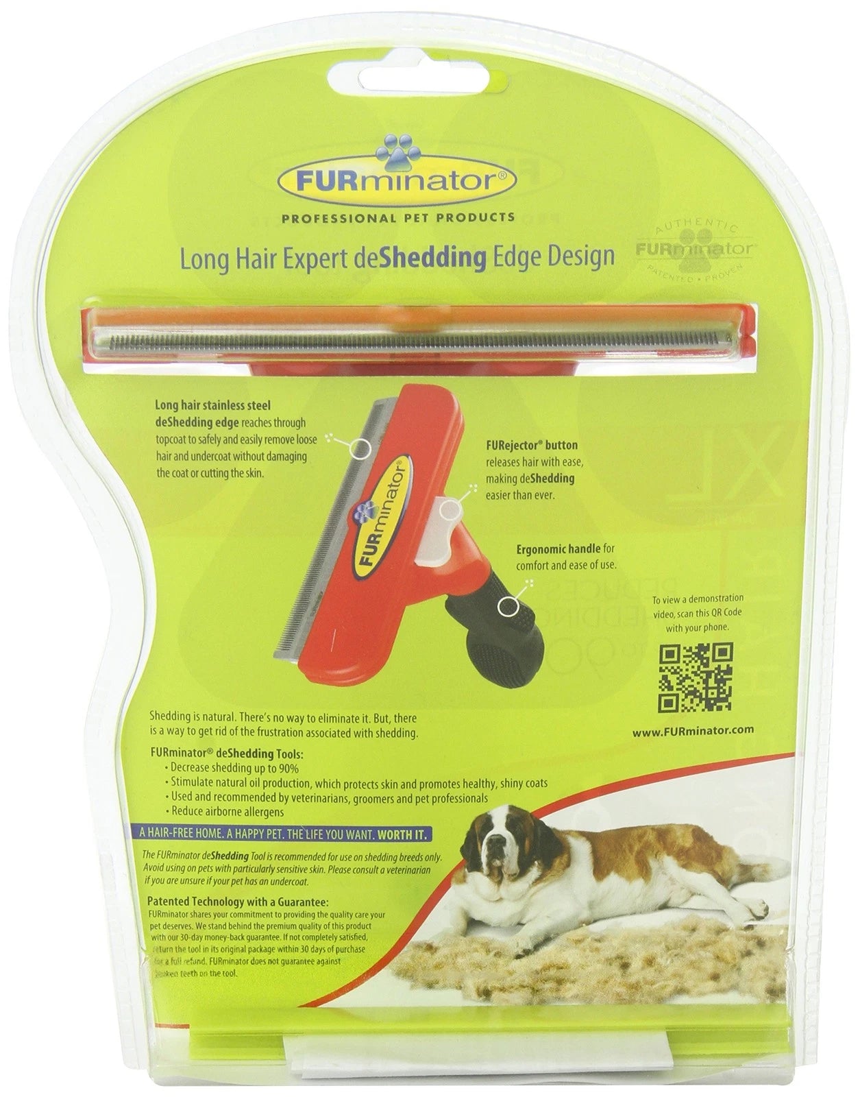 FURminator deShedding Tool for Giant Dogs | Long Hair