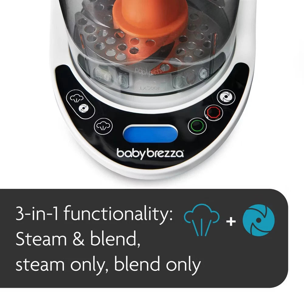 Baby Brezza One Step Deluxe Baby Food Maker – All-in-One Automatic Steamer and Blender Processor Machine