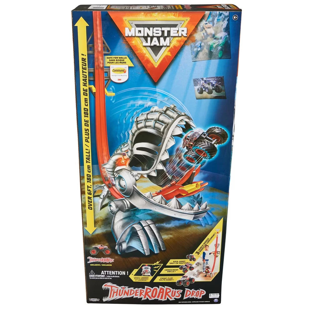 Monster Jam ThunderROARus Drop Playset with Exclusive Monster Truck, Over 6 Feet Tall