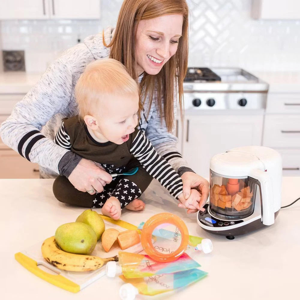 Baby Brezza One Step Deluxe Baby Food Maker – All-in-One Automatic Steamer and Blender Processor Machine