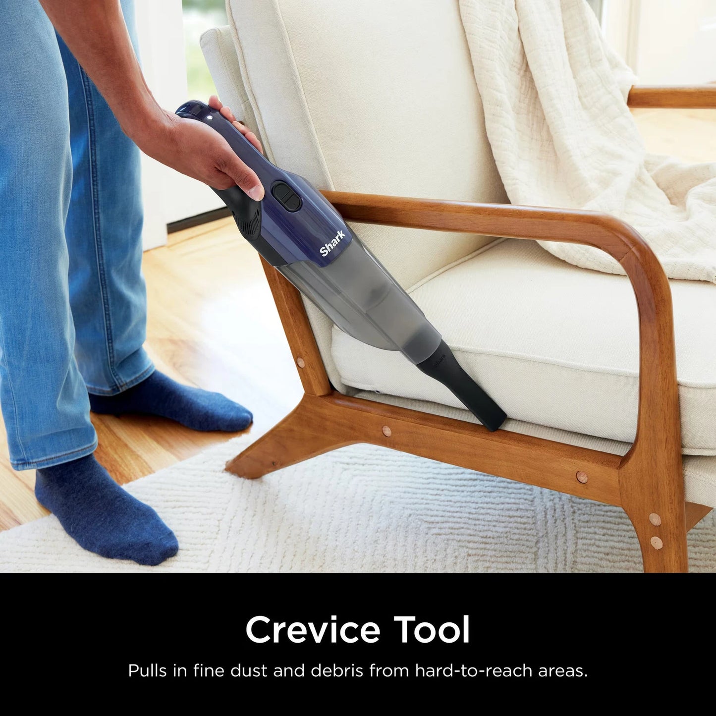 Shark Cyclone PET Cordless Handheld Vacuum Cleaner – HyperVelocity Suction, Bagless Portable Vacuum with PetExtract Hair Tool (CH701)